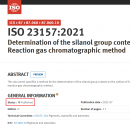 ISO 23157:2021 Officially Published